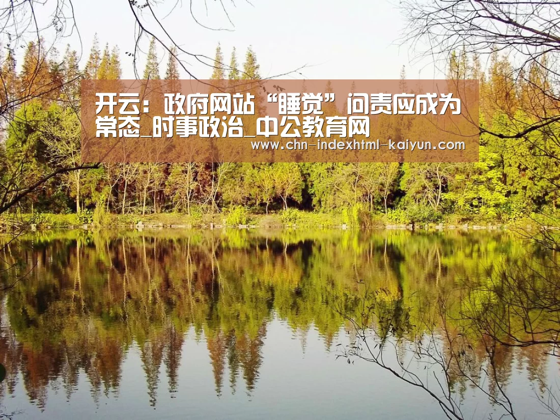 开云：政府网站“睡觉”问责应成为常态_时事政治_中公教育网(图2)